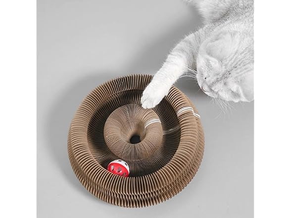 Magnetic Interactive Foldable Cat Scratcher Cardboard