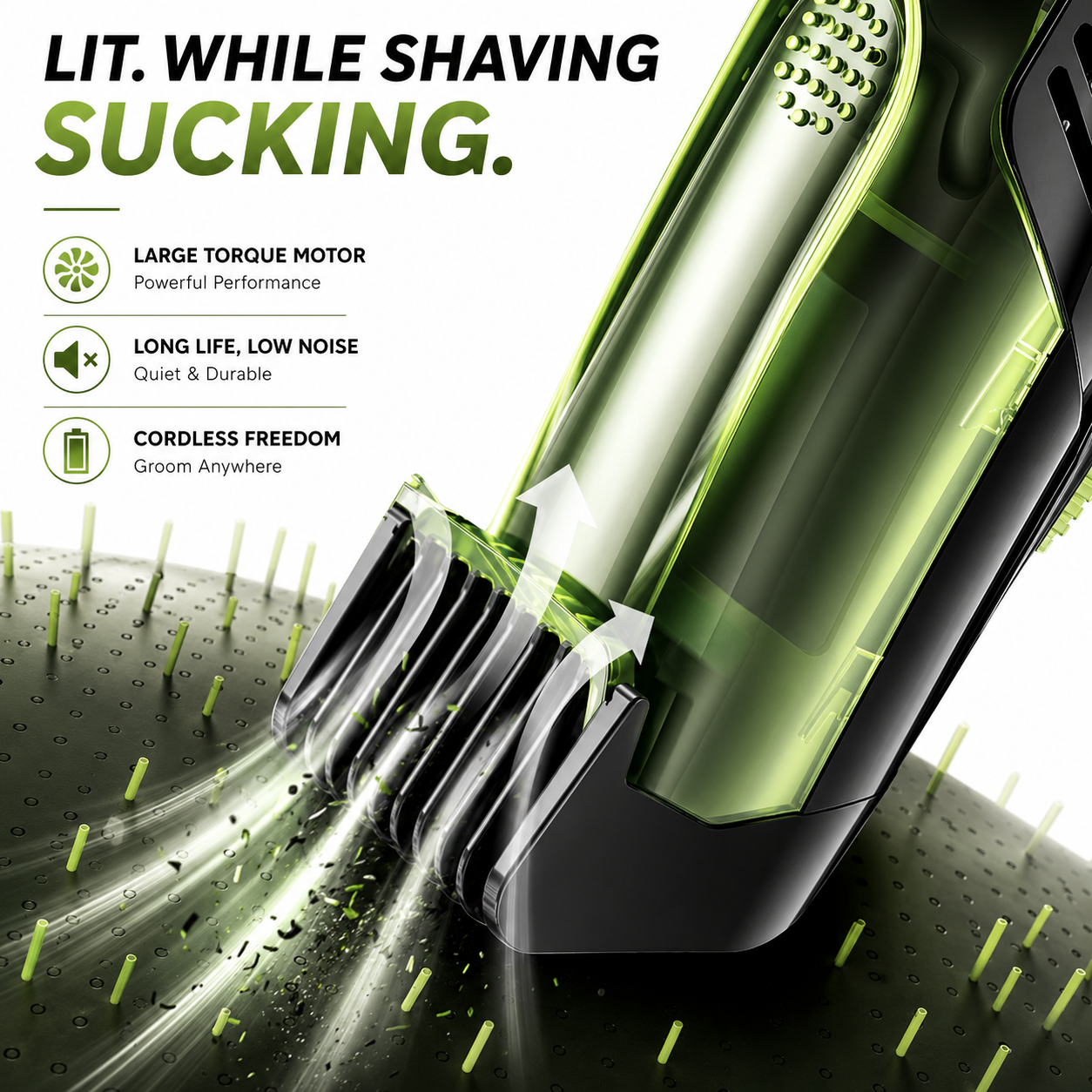 Vacuum Beard Trimmer - Gallery 7