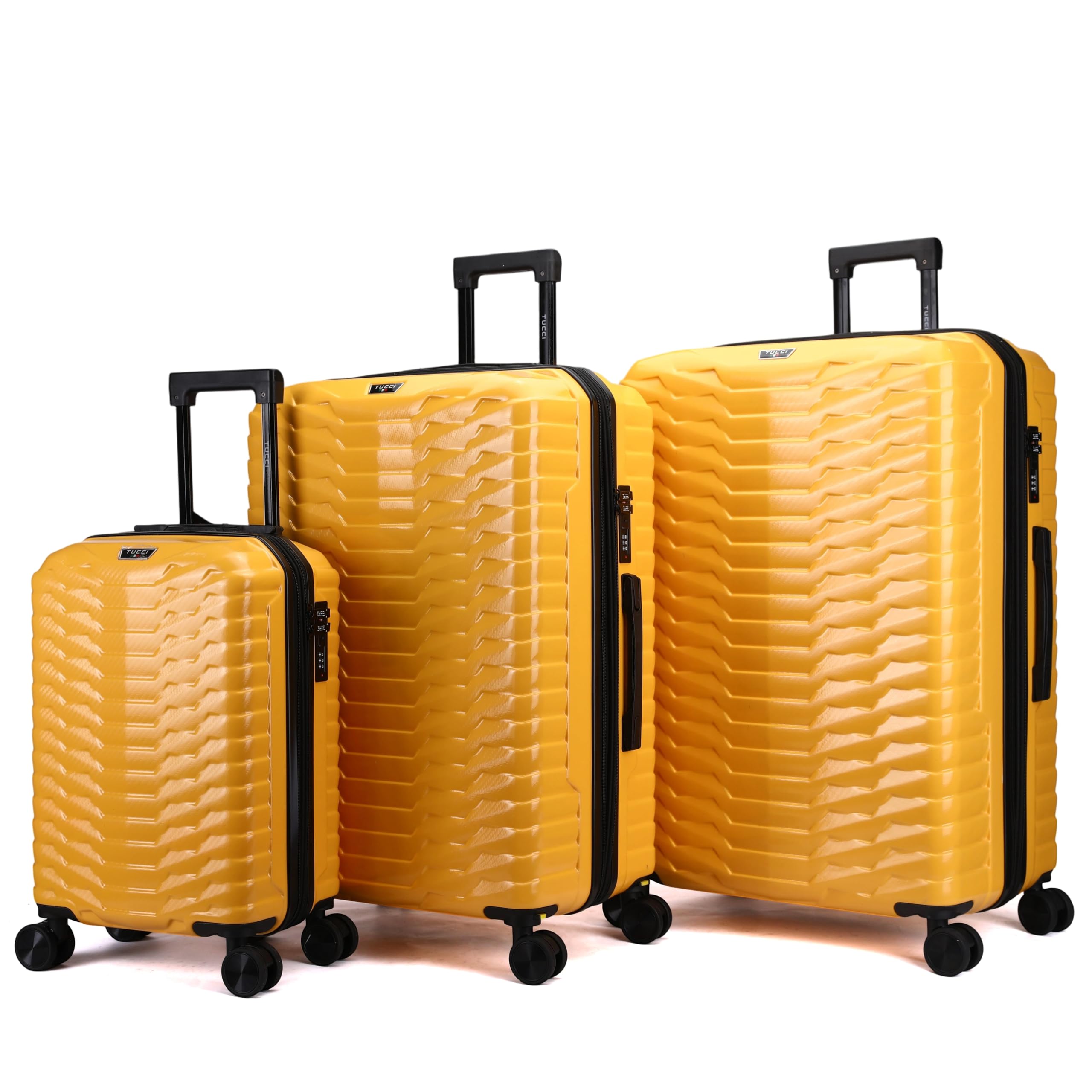 Tucci Occhio Expandable Spinner Wheel Luggage Set, 3-Piece - Gallery 11