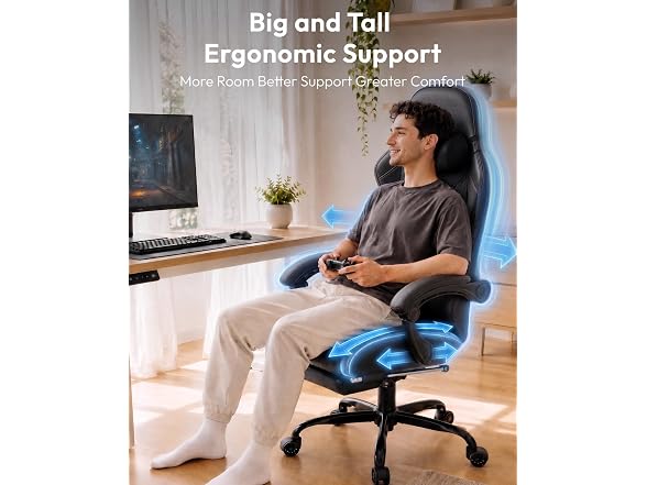 Dowinx Ergonomic Big and Tall Gaming