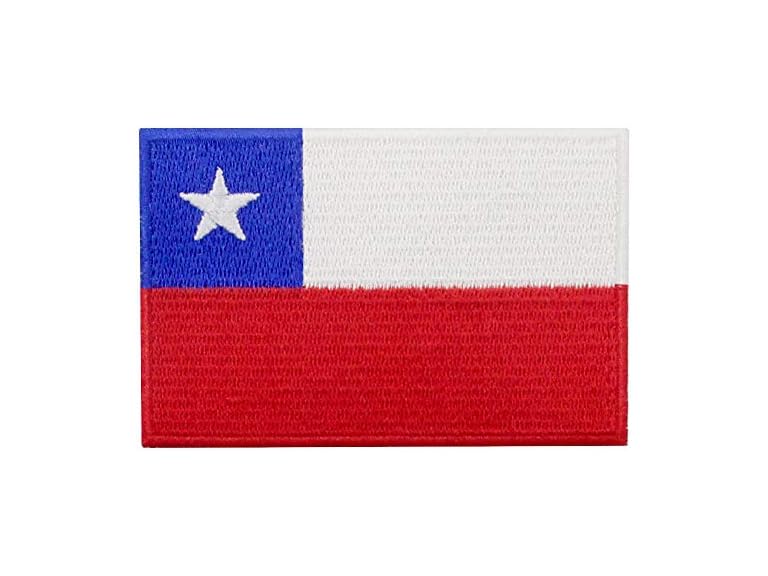EmbTao Chile Flag Patch Embroidered