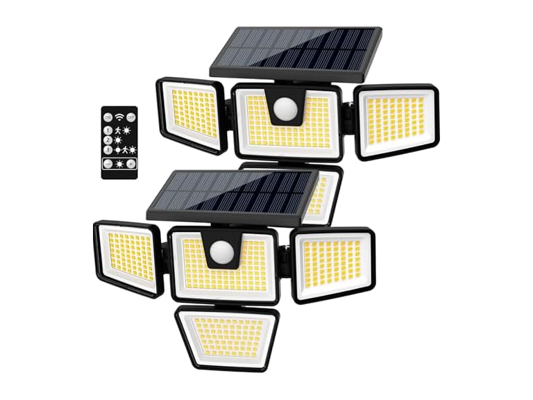 2 Pack Sensor Lights Four Head