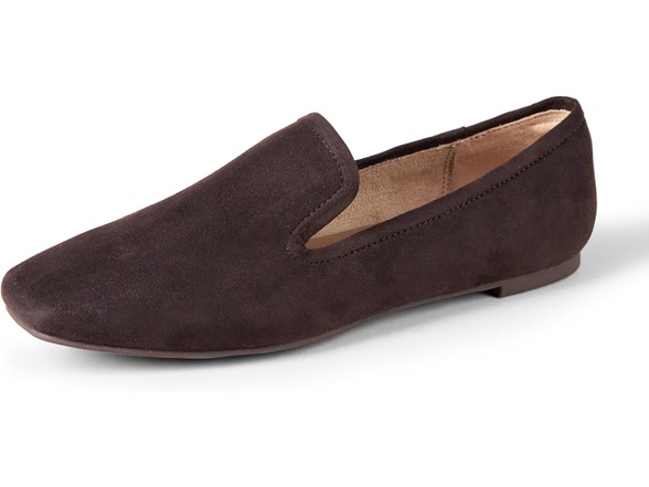 Dark Brown Faux Suede