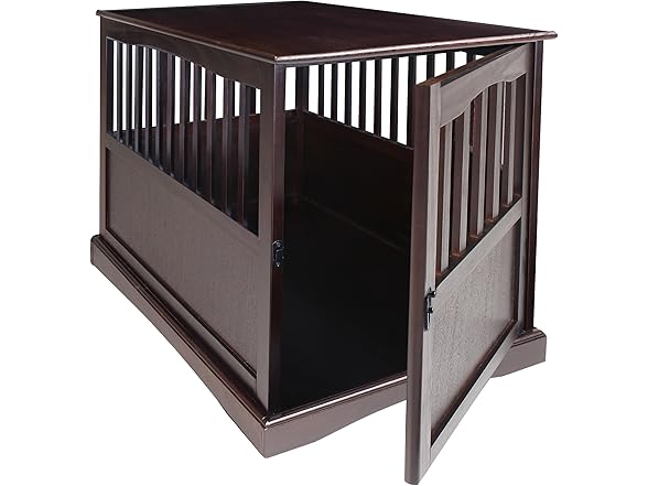 Casual Home Wooden Large Pet Crate, End Table