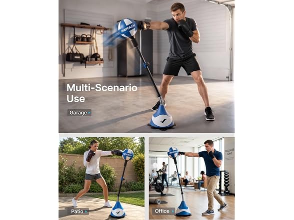MERACH Adjustable Punching Bag with Stand