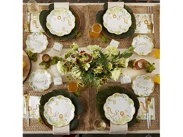 Kate Aspen Safari Baby Shower Plates