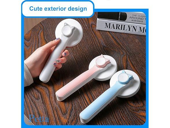 Cat Grooming Brush, Pet Brush with Release B