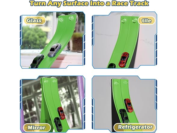 INKZOO Flexible Race Track Green