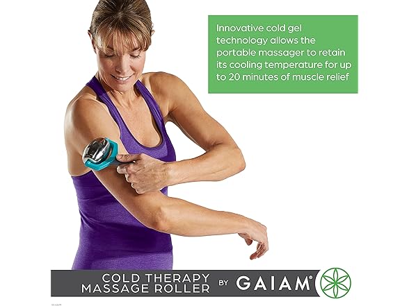 Gaiam Restore Cold Therapy Massage Roller