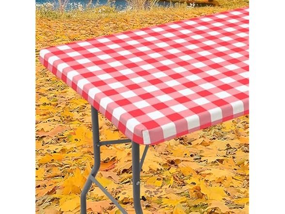 5 PC Rectangular Picnic Table Clothes
