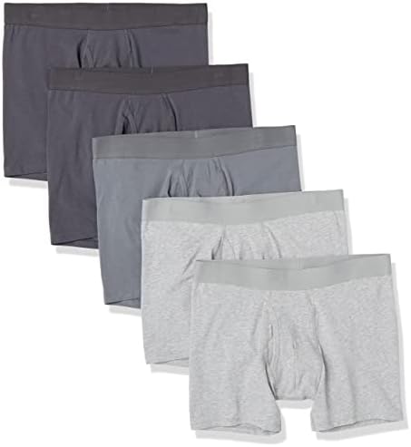 Amazon Essentials Mens Cotton Jersey Boxer Briefs