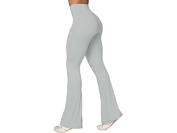 Sunzel Flare Leggings 30in XL Silver Grey
