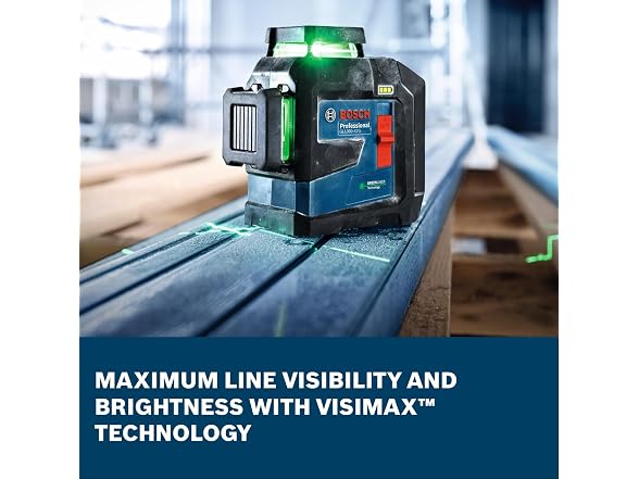Bosch GLL300-42GL-RT-CR Green-Beam Three-Plane Laser