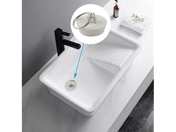iFealClear 6 Pieces Drain Stopper, Rubber Sink Stopper - Gallery 7