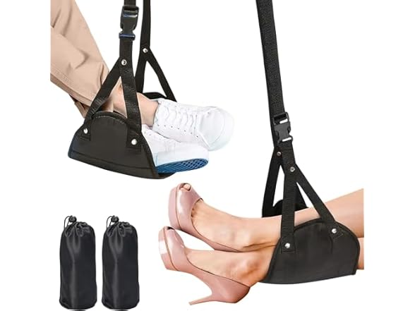 Airplane Foot Hammock for Plane Travel