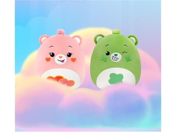 Squishmallows Care Bears 12in Love-a-Lot Bear