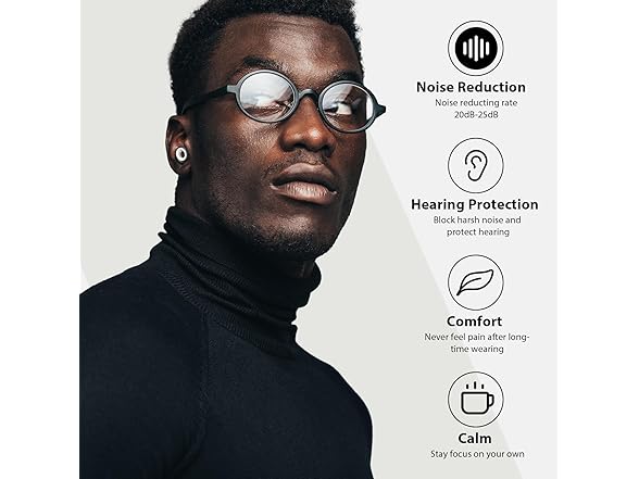 Yawsoy Reusable Ear Plugs for Concerts