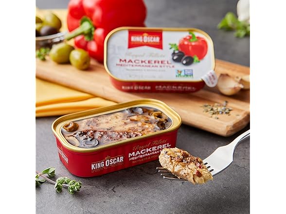 King Oscar Skinless & Boneless Mackerel Fillets