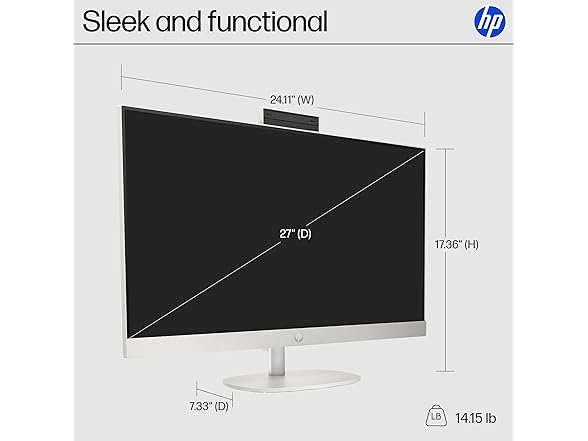 HP 27" All-in-One Desktop 27-cr1180