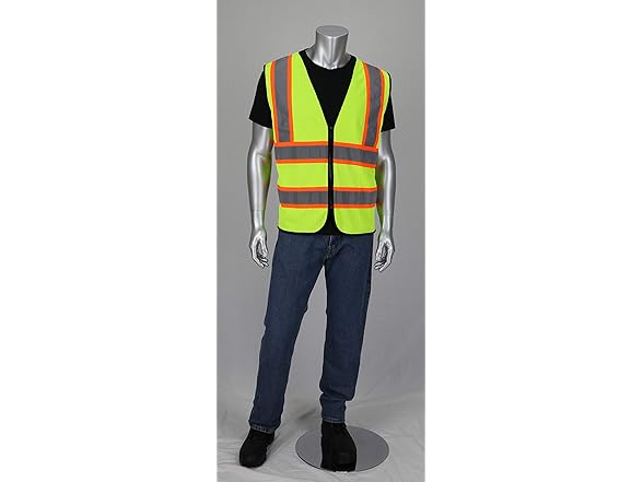 25PK Worktex Economy Class 2 Two-Tone Mesh Safety Vest
