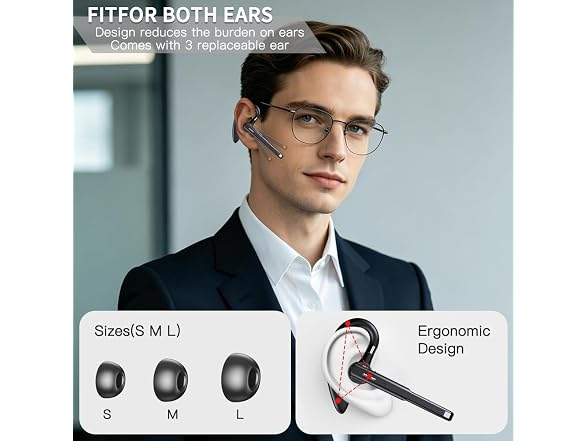 Hsility Bluetooth Headset with USB Type C