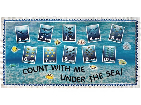 Fadeless Bulletin Board Paper, Under the Sea, 1 Roll