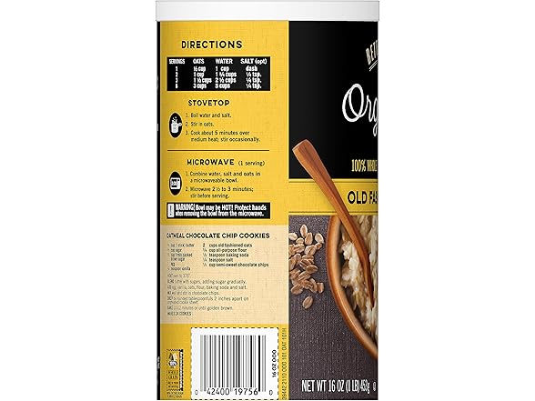 Better Oats Organic Old Fashioned Oats
