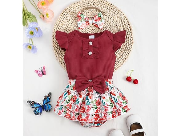 ABCRR Newborn Baby Girl Clothes