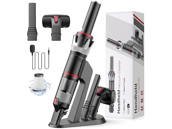 BSRCO Handheld Vacuum Cordless (Red)