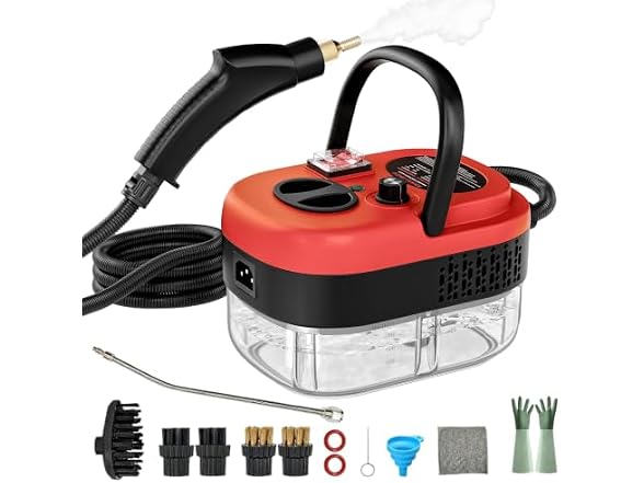 Portable Pressurized Steamer for Cleaning