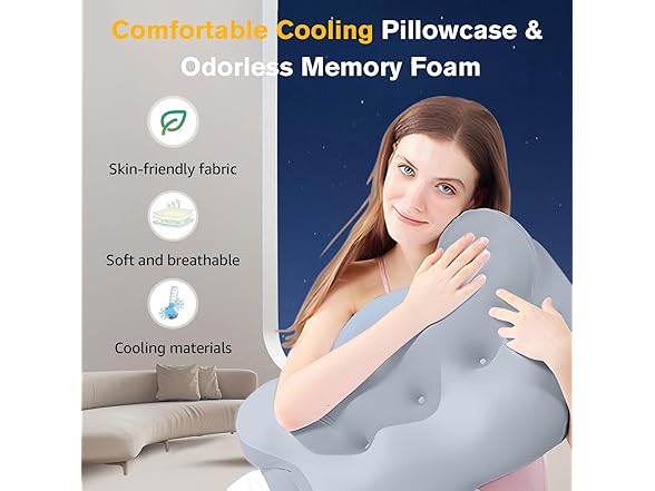 KKN Cervical Neck Pillow, Pillows for Neck and Shoulder