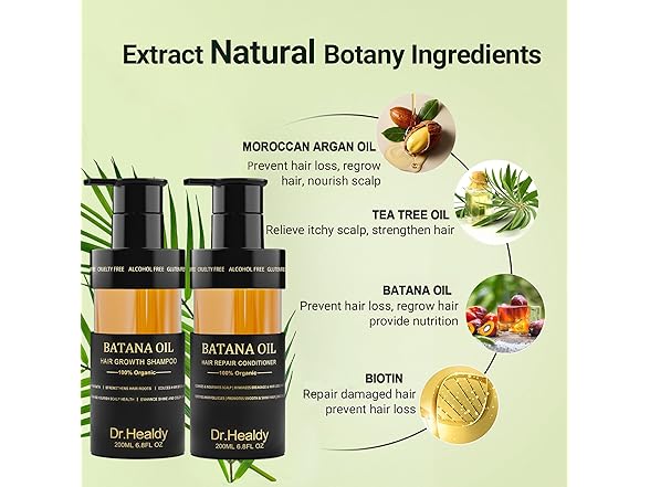 Batana Oil Shampoo and Conditioner