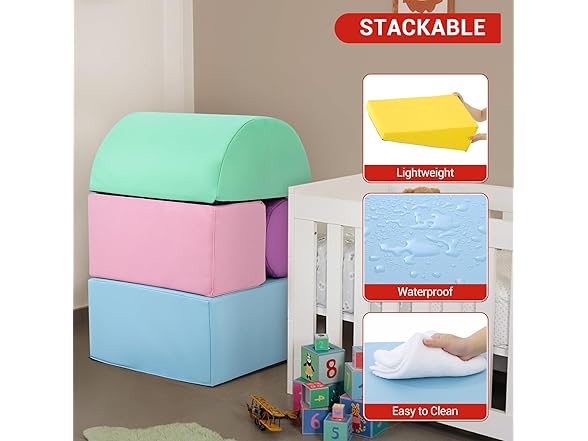 Hipicute Soft Climbing Indoor Set for Toddler