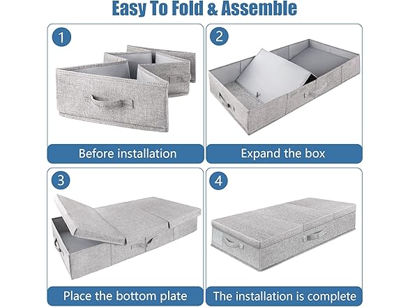 Supowin Underbed Storage Containers