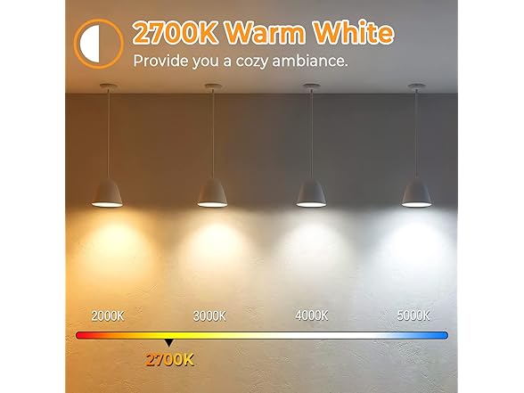 Brightever Vintage LED Edison Bulbs 8Pk