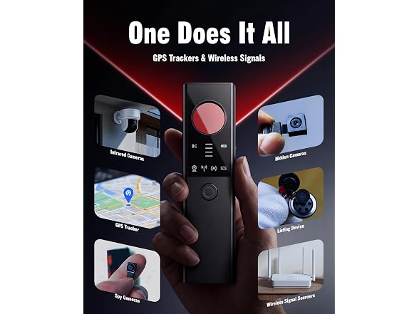 Hidden Camera Detector 6-in-1 Multi Purpose