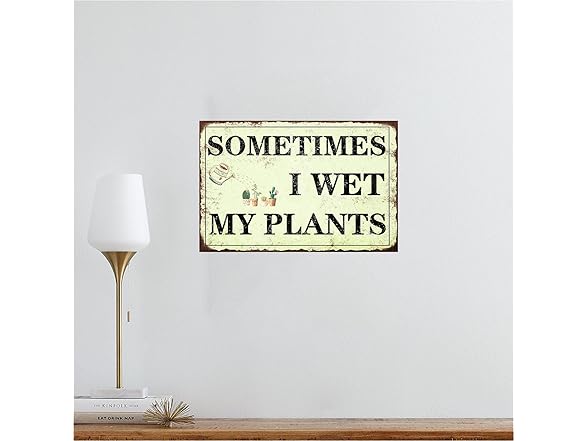 Flyhaw Funny Garden Decor Sign