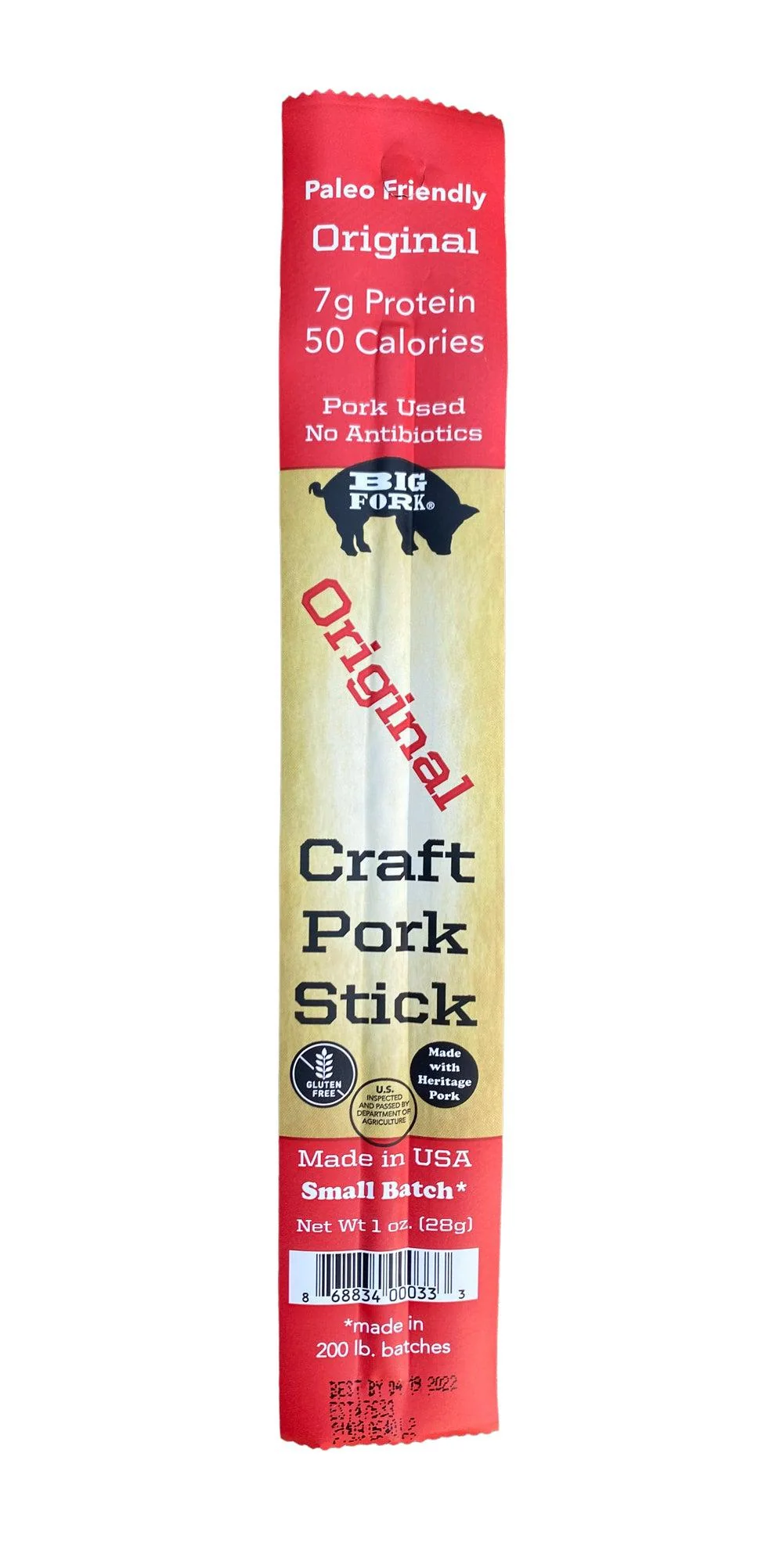Big Fork Craft Pork Snack Sticks 20ct - Gallery 15