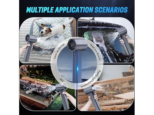 POPFIRST Handheld Turbo Fan for Cars