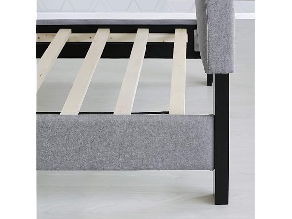 Furinno Laval Bed Frame Cal King, Glacier