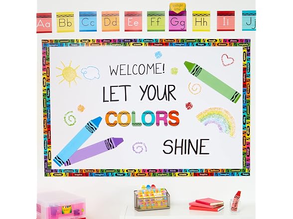 Eureka Crayola Crayons Door, Window, and Bulletin Board
