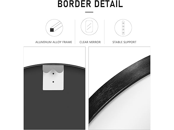 NeuType Round Mirror