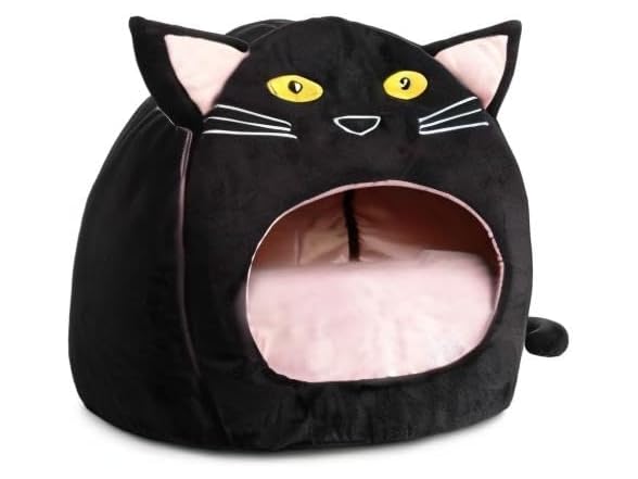 Hollypet Cozy Pet Bed Warm Cave Nest