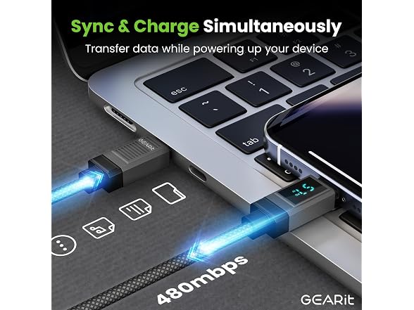 GEARit 100W USB C to USB C Cable