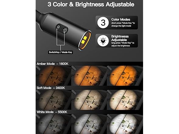 YKZ Rechargeable LED Neck Reading Light