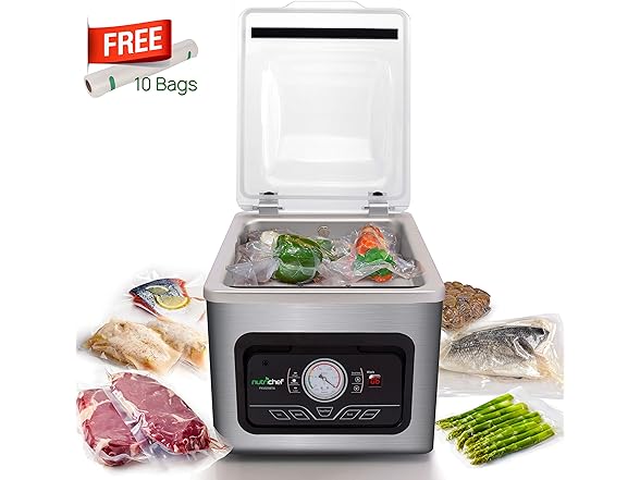 NutriChef 350W Chamber Vacuum Sealer