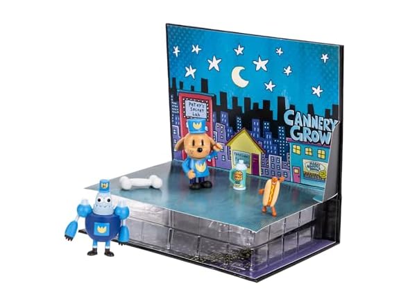 Dog Man 2.5" Figure Book Reveal Playset