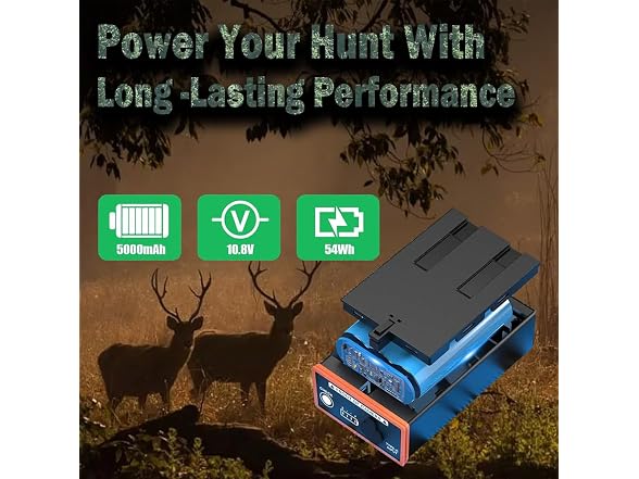 Azonpower 5Ah Battery for Moultrie Edge