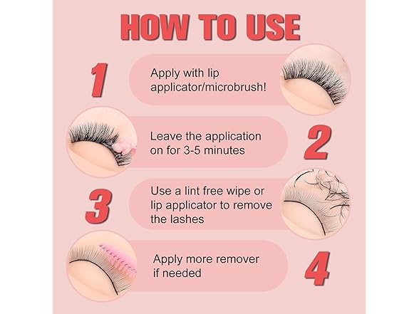 HAICHER Eyelash Extension Remover