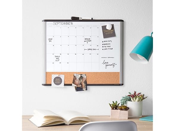 U Brands U Brands Magnetic Dry Erase 3-in-1
